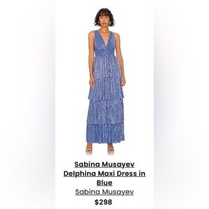 Blue Sabina dress small